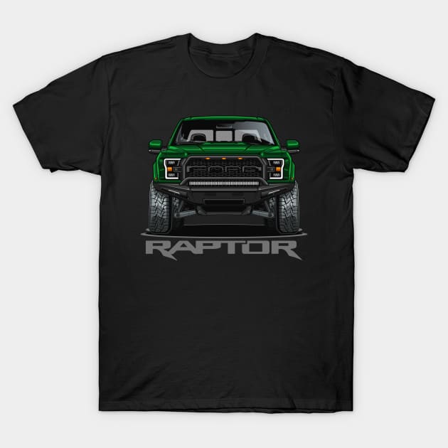 F-150 SVT Raptor (Forest Green) T-Shirt by Jiooji Project